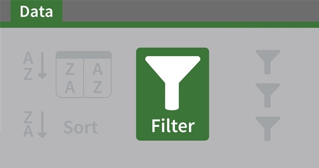 فیلتر کردن داده ها در اکسل
